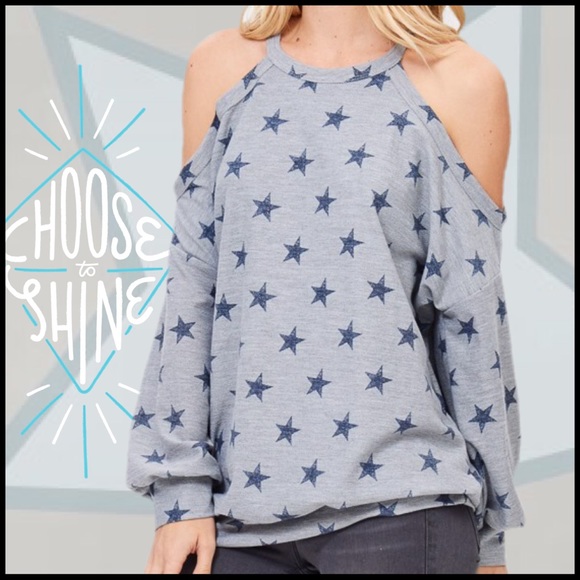 Choose to Shine Cold Shoulder Top - Picture 4 of 4